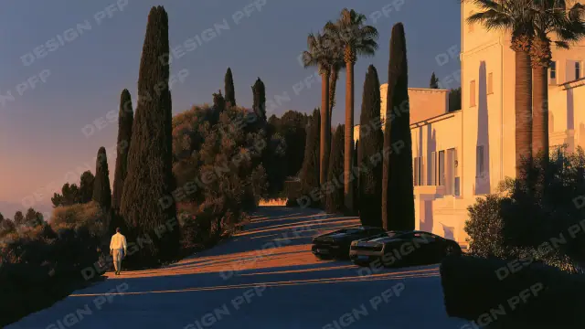 Larping: The villa drive (desktop wallpaper)