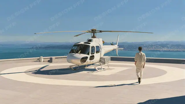 Larping: The rooftop helipad (desktop wallpaper)