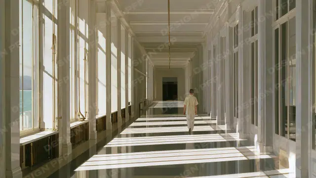 Larping: The marble hall in daylight (desktop wallpaper)