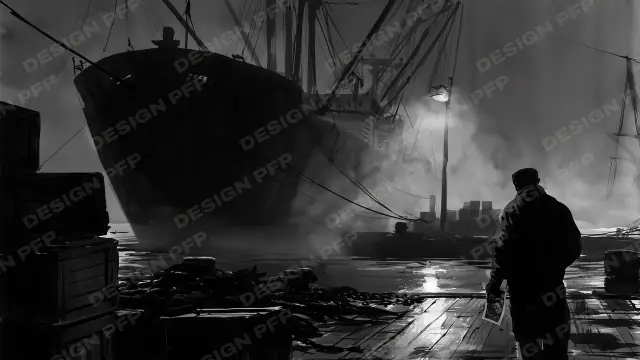 Noir Detective: The Docks (desktop wallpaper)