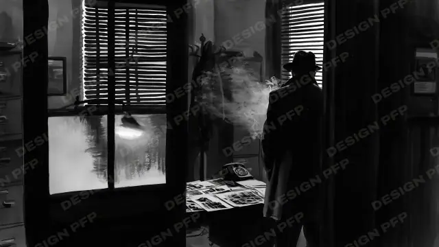 Noir Detective: The Office (desktop wallpaper)