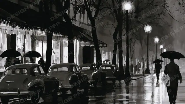 Noir Detective: The Tail (desktop wallpaper)
