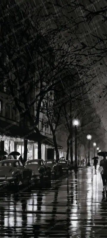 Noir Detective: The Tail (phone wallpaper)