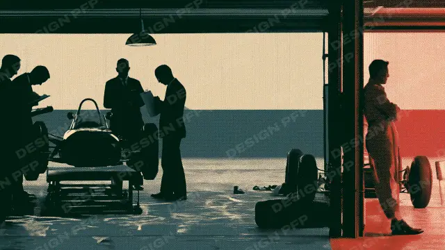 Paddock Vintage: Scrutineering (desktop wallpaper)
