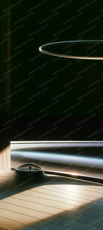 Sidéral: The planet's ring seen edge on (phone wallpaper)
