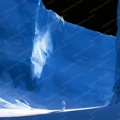 Sidéral: The blue ice canyon (profile picture)