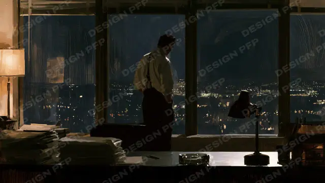 Wolf Street 1994: The bay at night (desktop wallpaper)