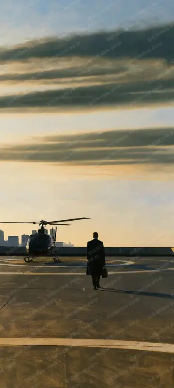 Wolf Street 1994: The helicopter (phone wallpaper)
